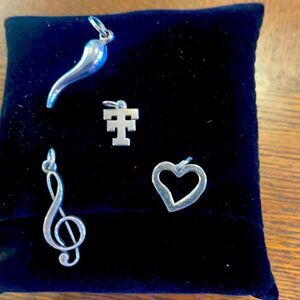 James Avery vintage sterling silver charms.